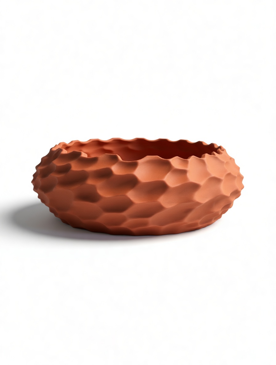 Textured Bowl Model free 3D printable STL