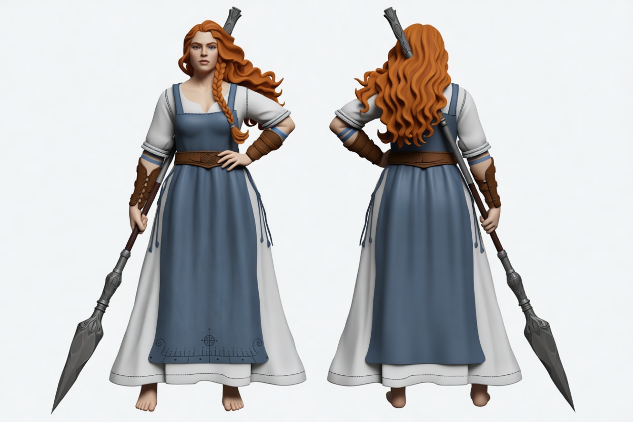 Merida Figurine free 3D printable STL