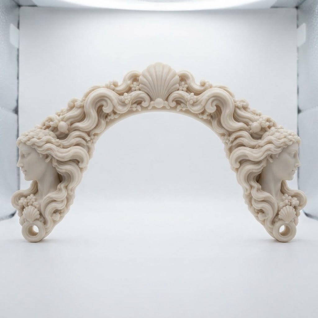 Neoclassical Mermaid Arch free 3D printable STL