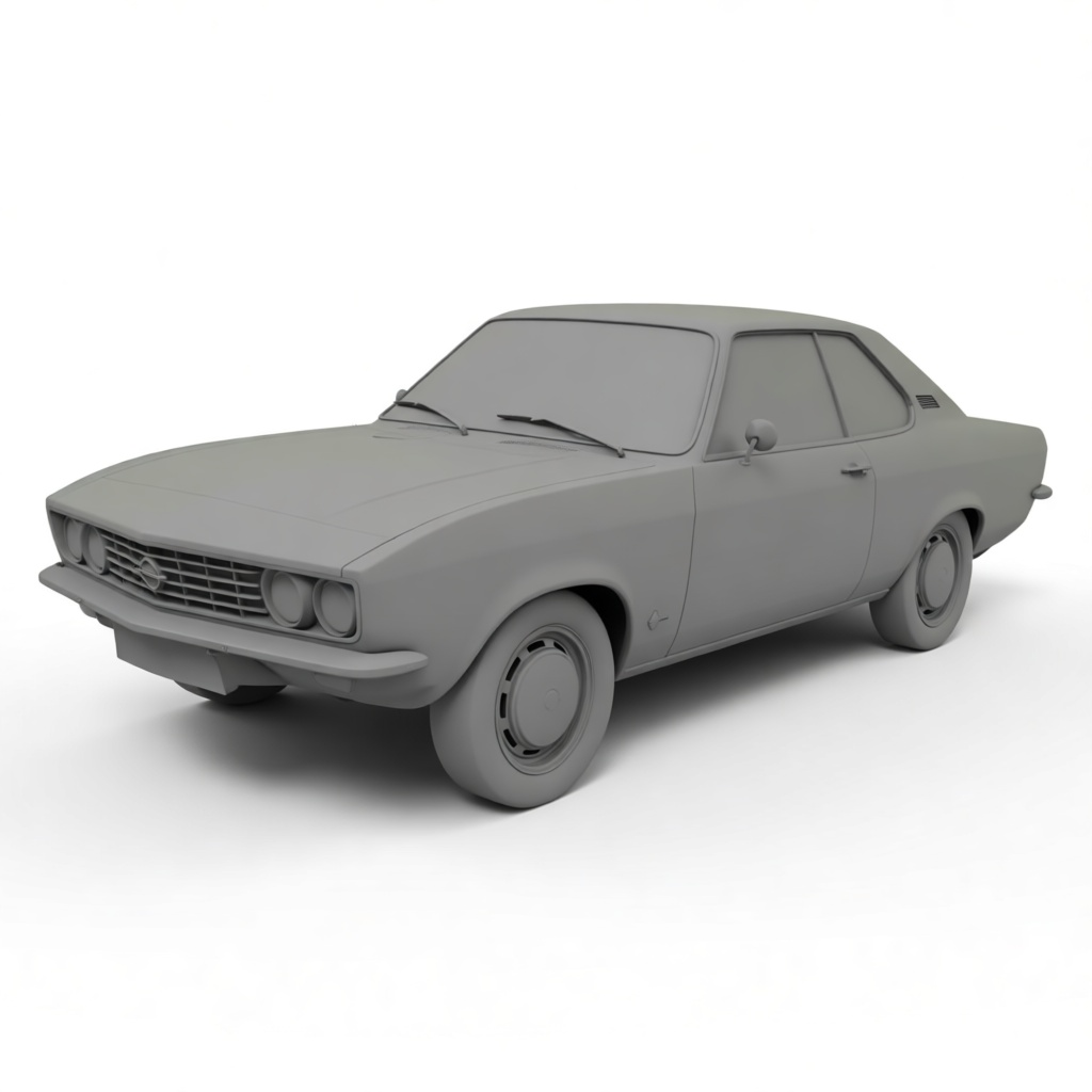 Opel Manta A Model free 3D printable STL