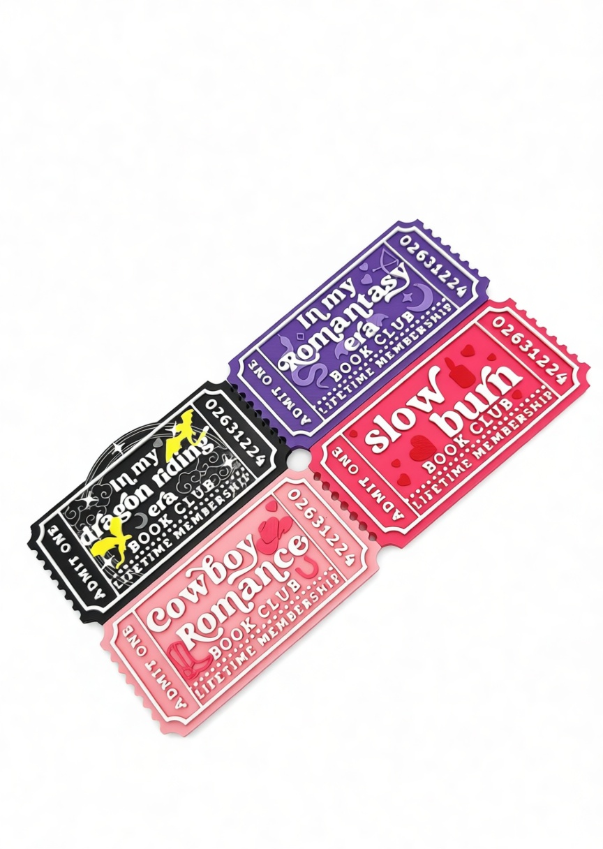 Book Club Ticket Set free 3D printable STL