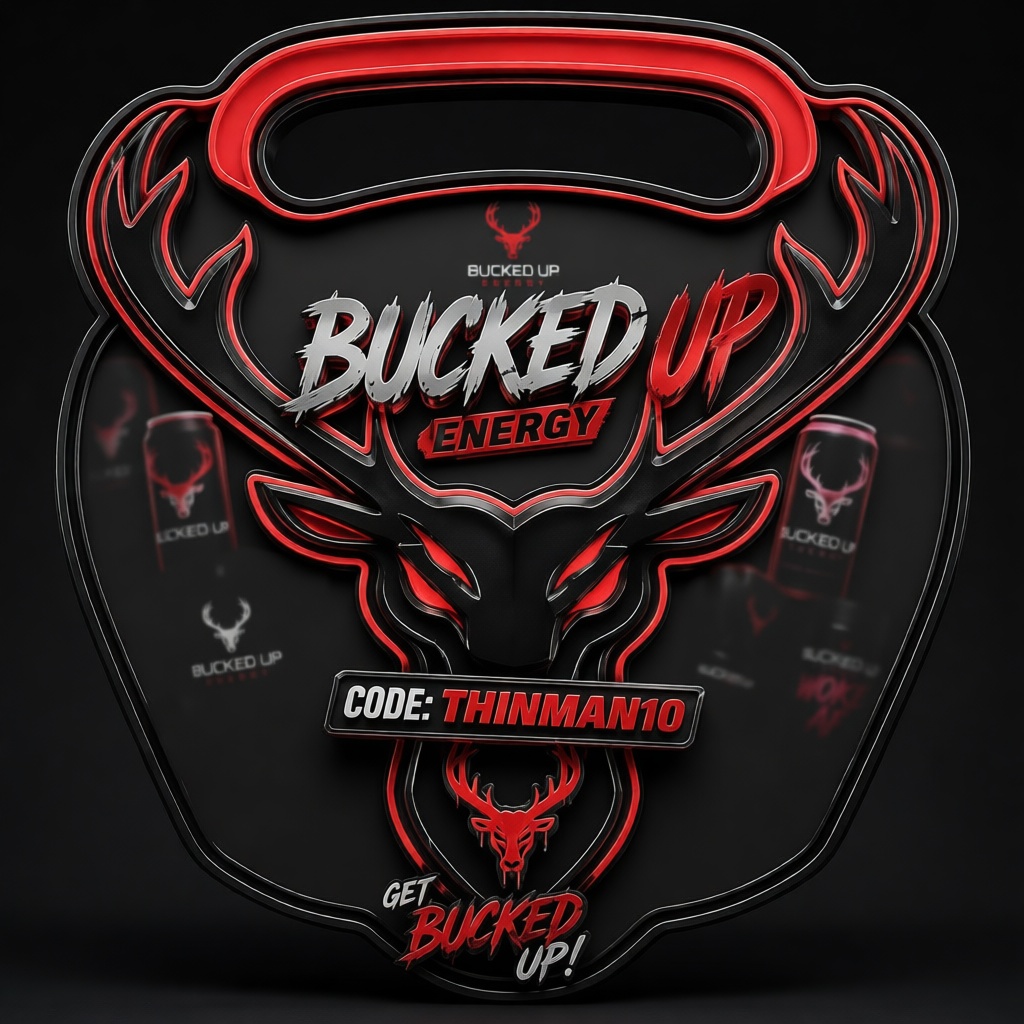 Bucked Up Logo Sign free 3D printable STL