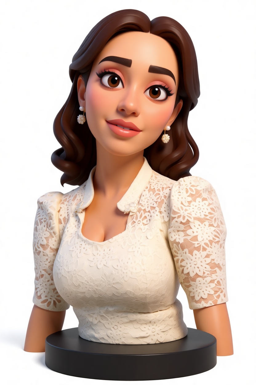 Elegant Woman Bust free 3D printable STL