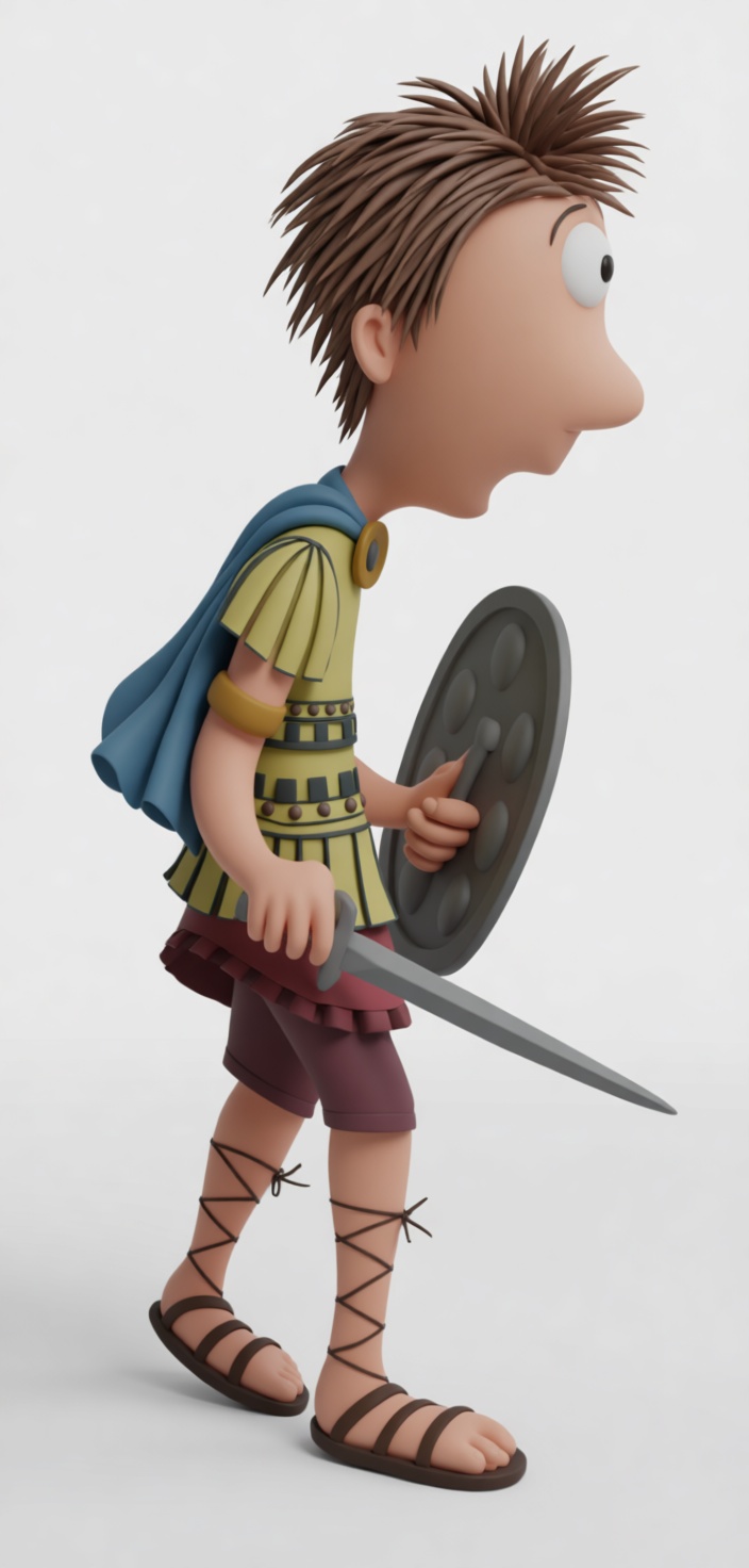 Roman Warrior Figurine free 3D printable STL