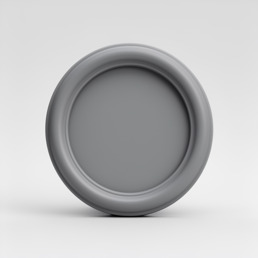 Smooth Round Photo Frame free 3D printable STL