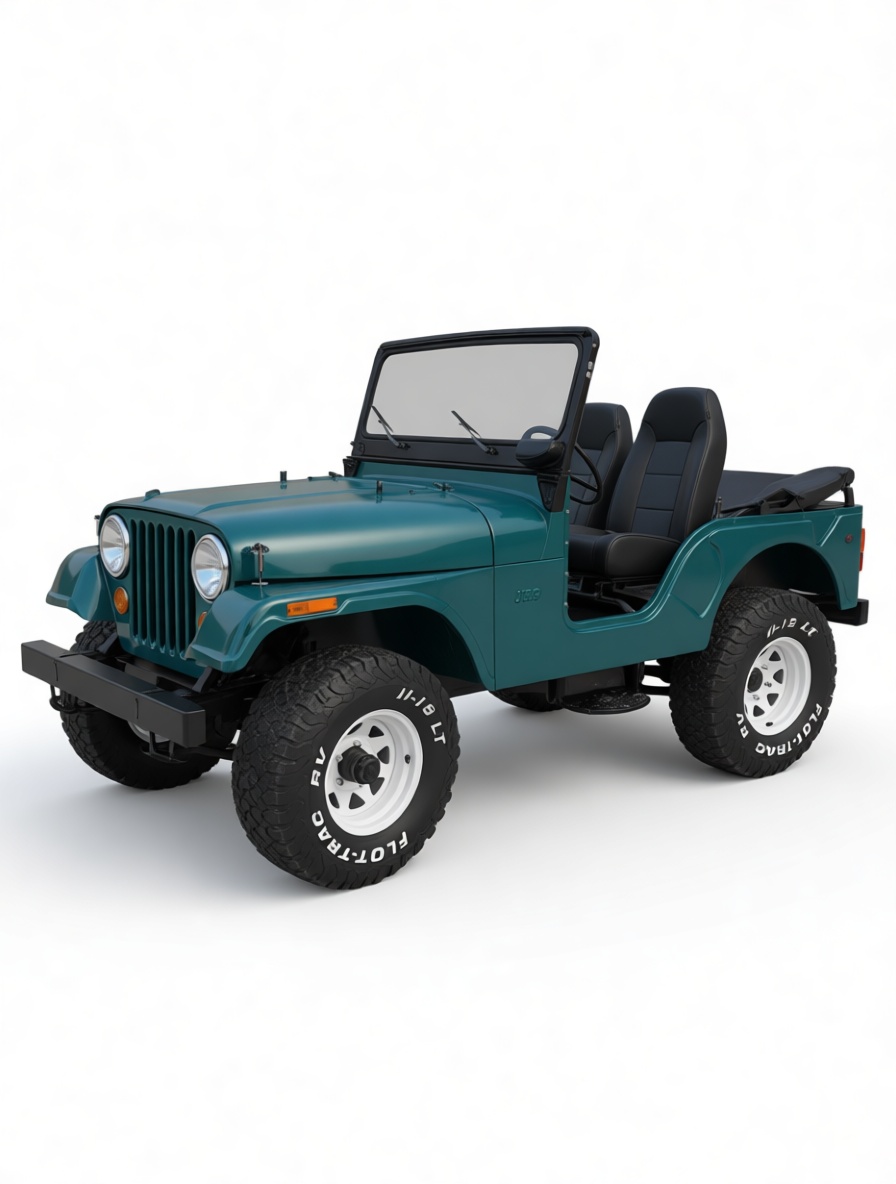Jeep CJ-7 Model free 3D printable STL