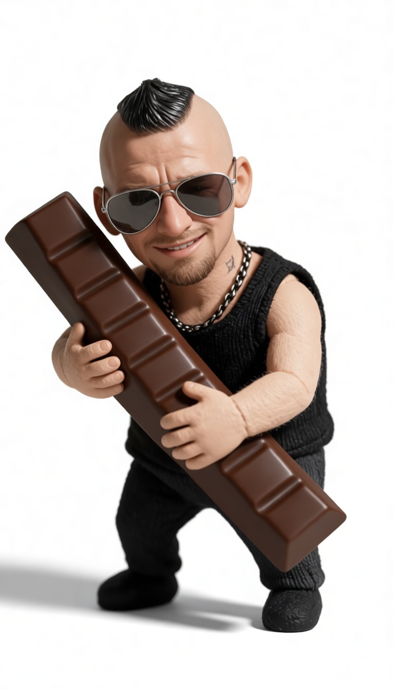 Miniature Tough Guy Figurine free 3D printable STL