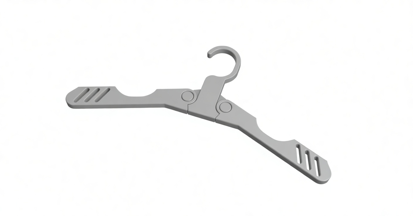 Foldable Clothes Hanger free 3D printable STL