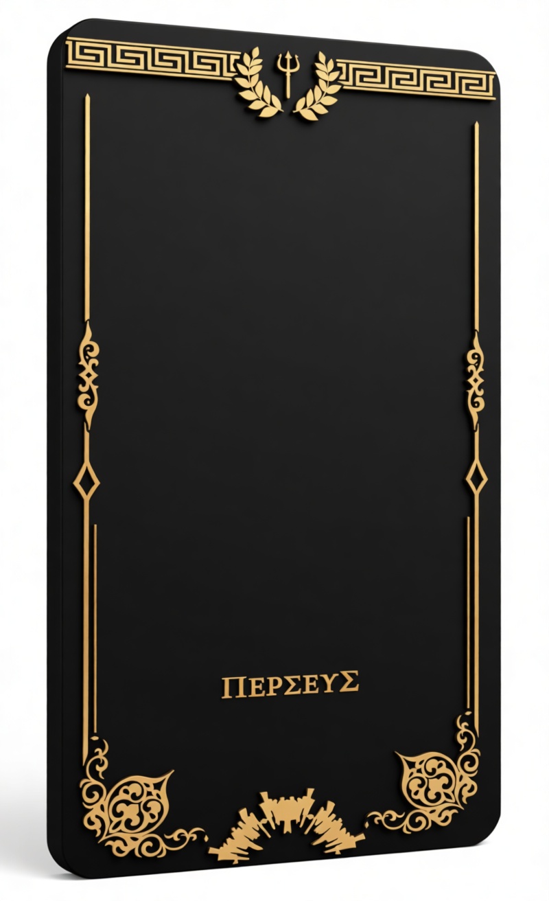 Perseus Plaque Model free 3D printable STL
