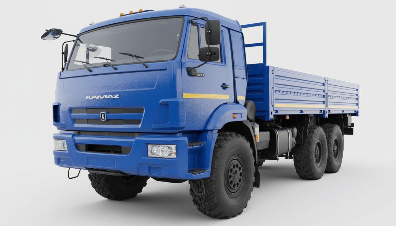 Kamaz 4310 Truck Model free 3D printable STL