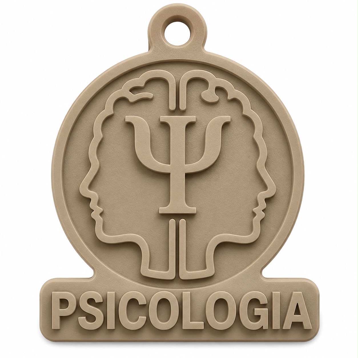 Psychology Symbol Pendant free 3D printable STL