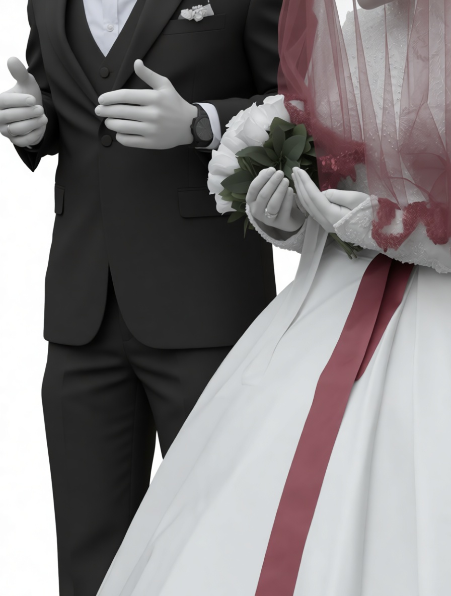 Wedding Couple Figurine free 3D printable STL