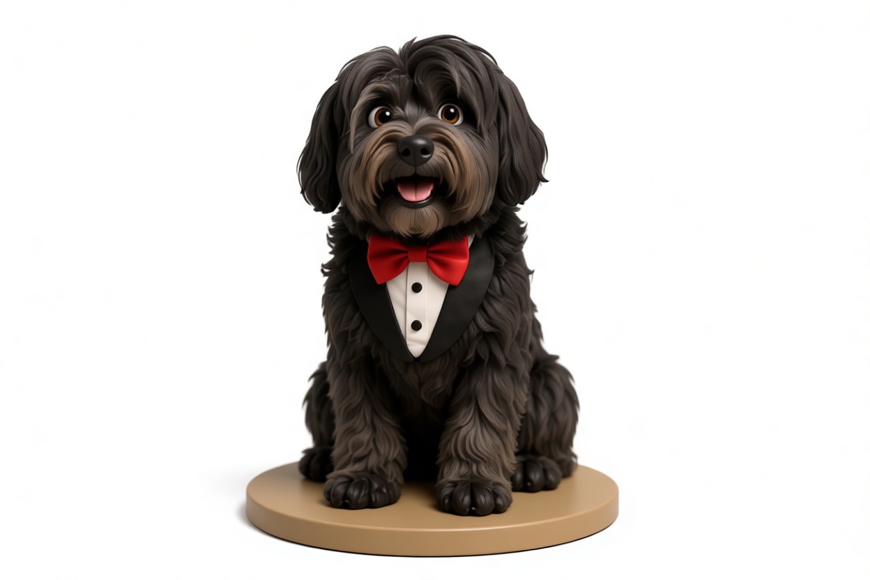 Cockapoo Dog Figurine free 3D printable STL
