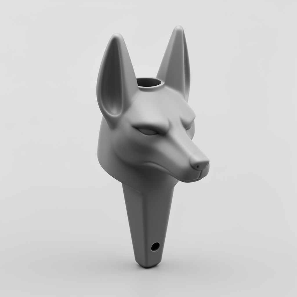 Anubis Head Watering Spike free 3D printable STL