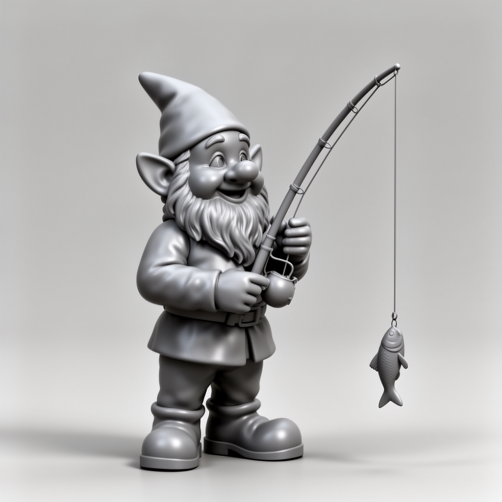 Garden Gnome Figurine free 3D printable STL