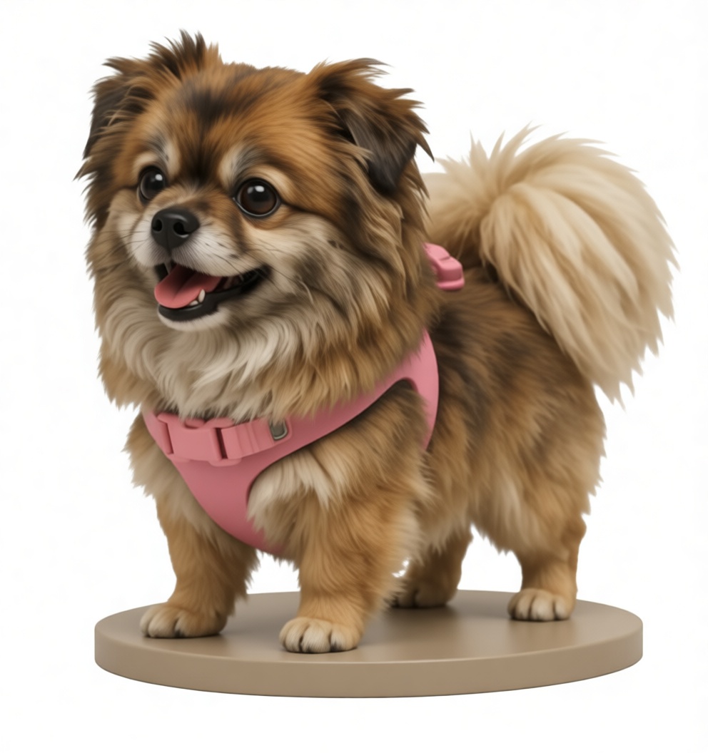 Pomeranian Dog Figurine free 3D printable STL