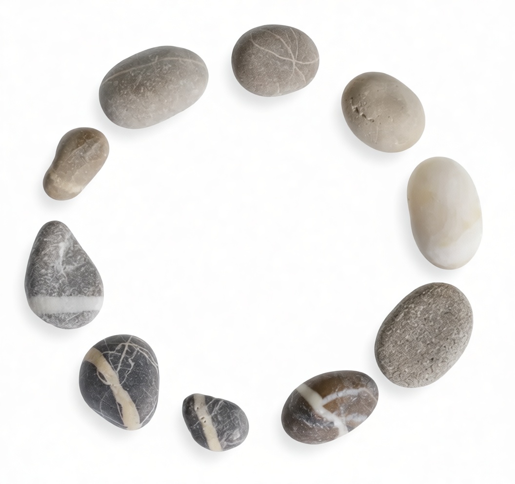 Smooth Pebble Set free 3D printable STL