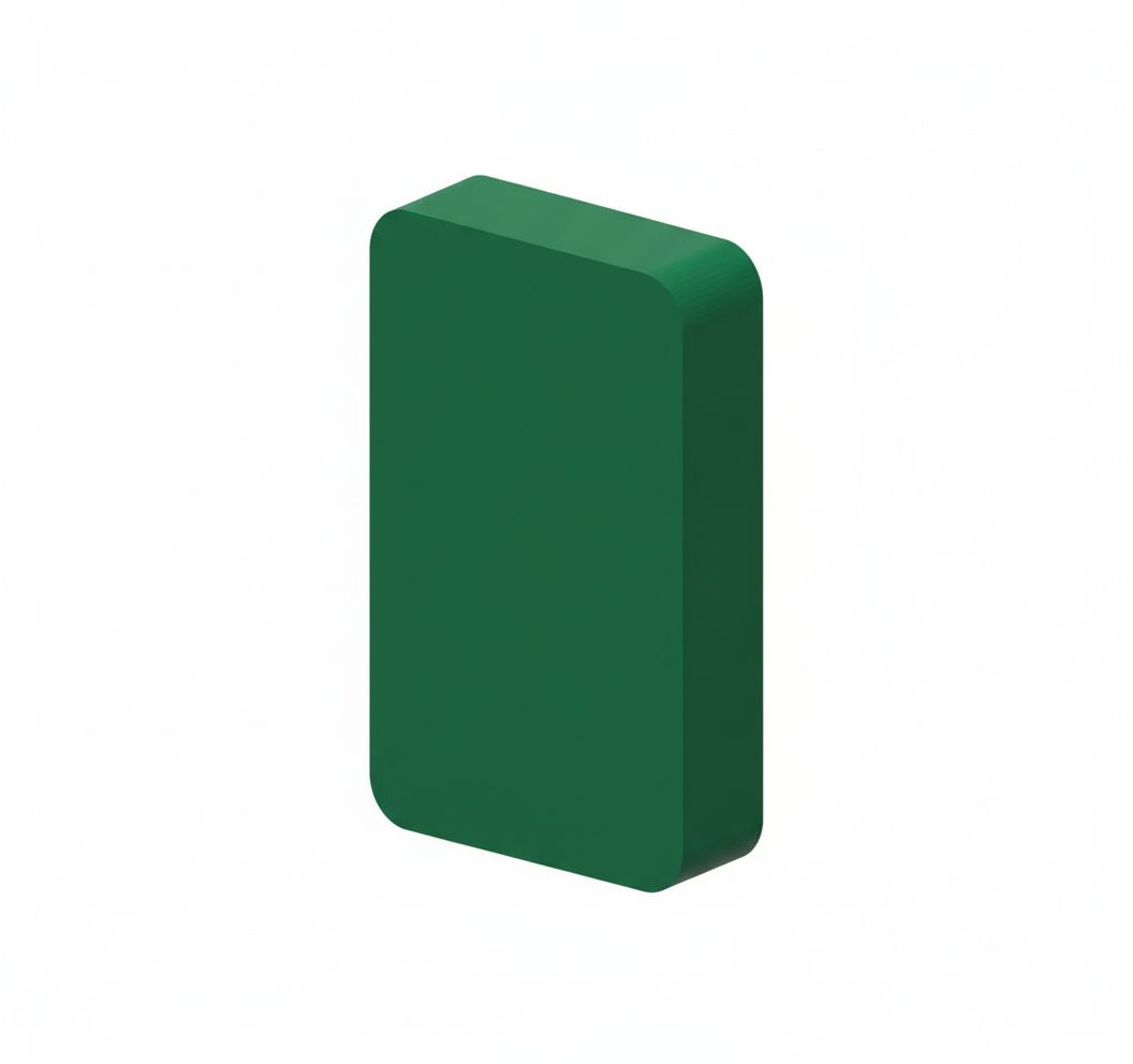 Green Domino Tile free 3D printable STL