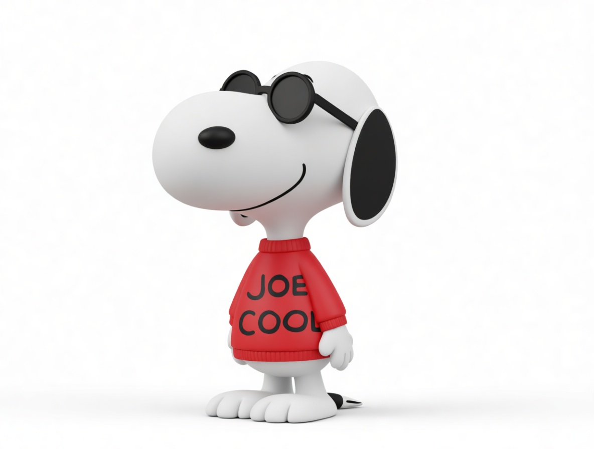 Snoopy Joe Cool Figurine free 3D printable STL