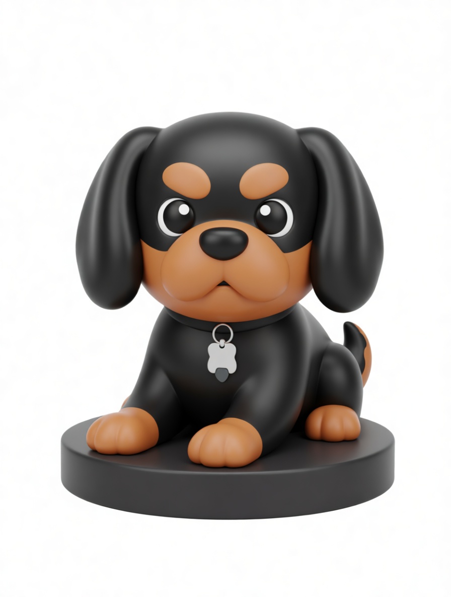 Rottweiler Dog Figurine free 3D printable STL