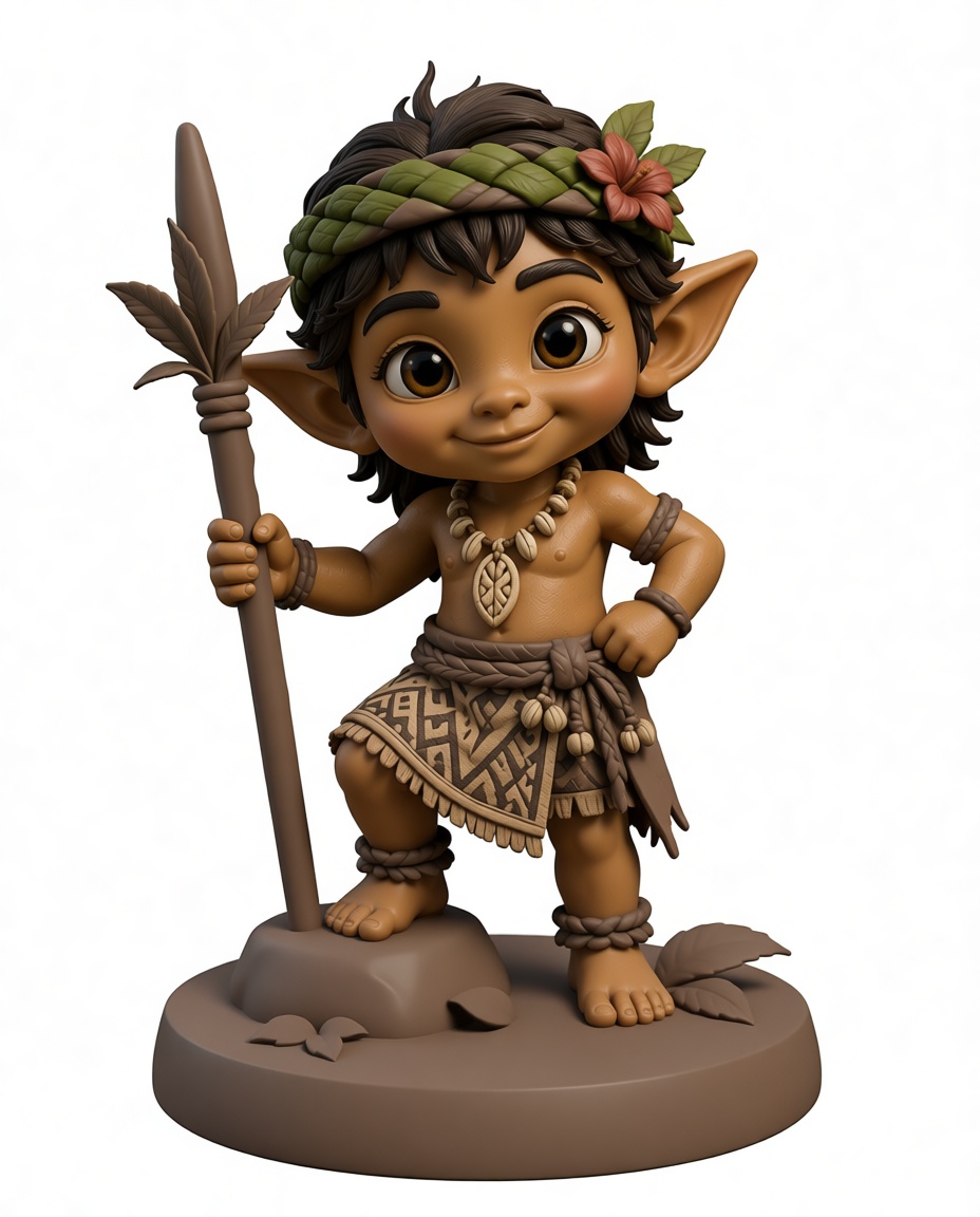 Tane Maui Figurine free 3D printable STL