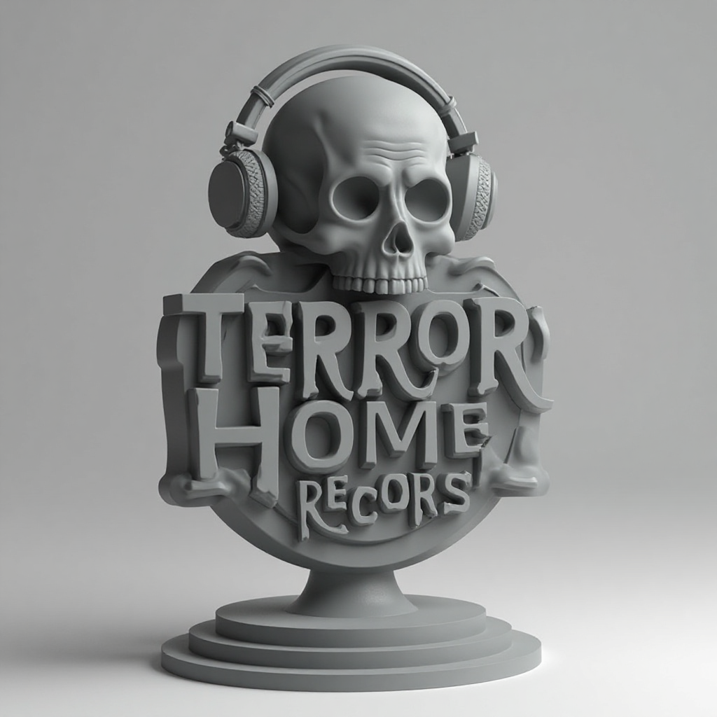 TerrorHome Records Logo Sculpture free 3D printable STL