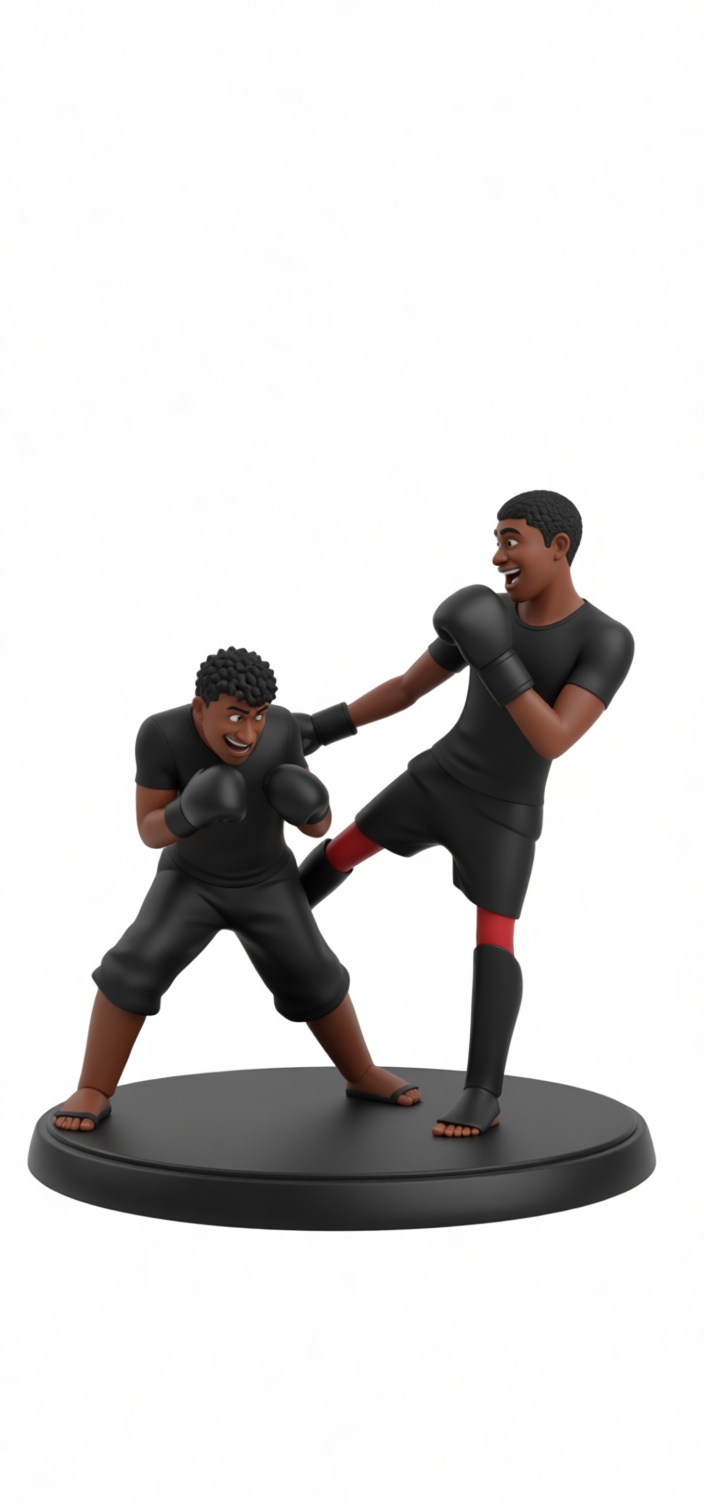 Boxing Sparring Miniature free 3D printable STL