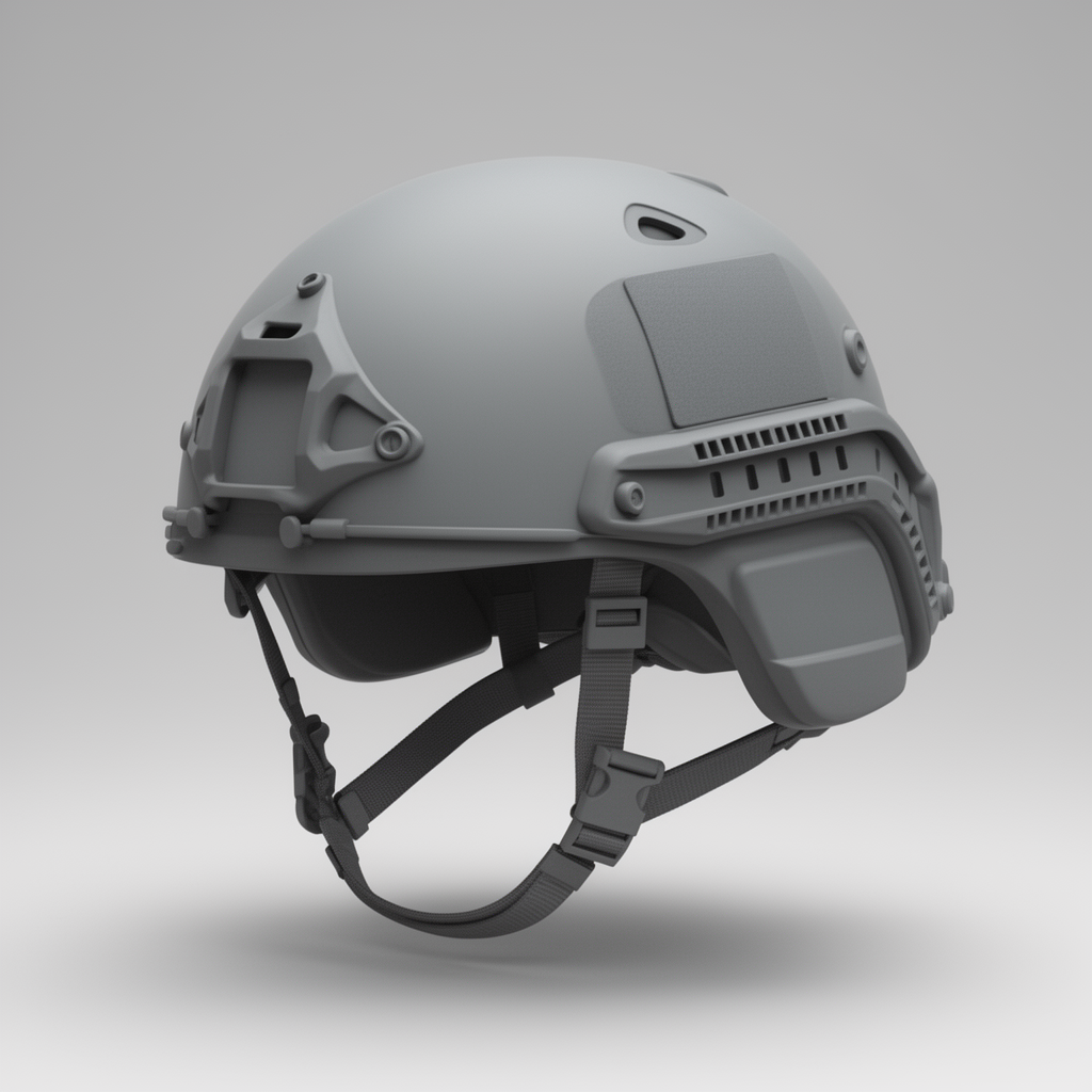 Tactical Military Helmet - Free 3D Printable STL File