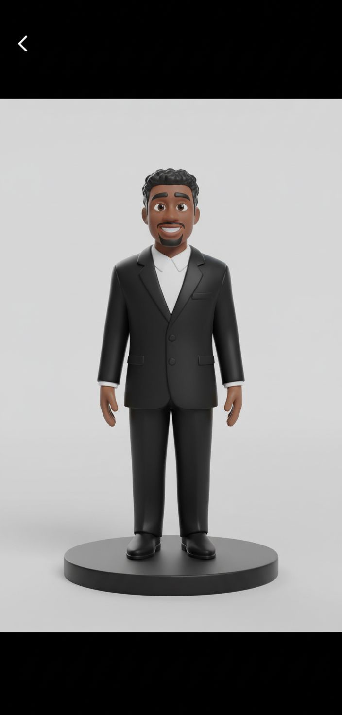 Smiling Man Figurine free 3D printable STL