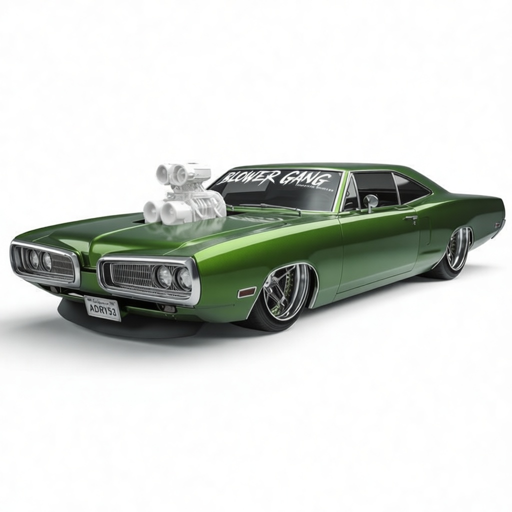 1969 Dodge Charger Figurine free 3D printable STL