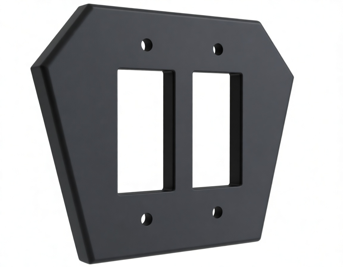 Double Toggle Switch Plate free 3D printable STL