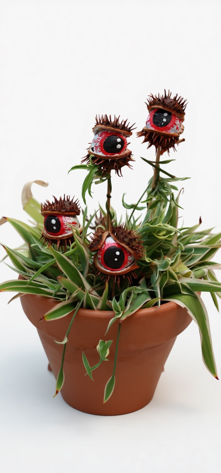 Carnivorous Eyeball Plant Figurine free 3D printable STL