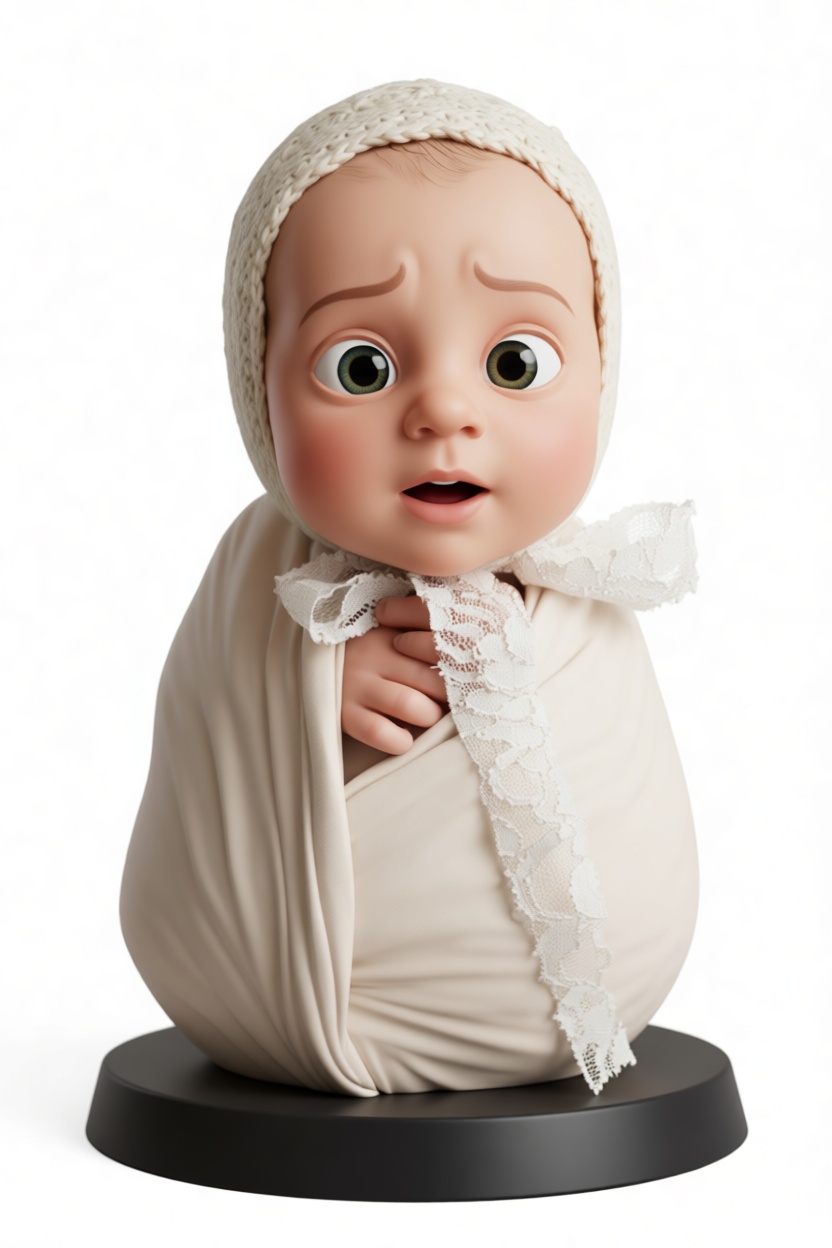 Baby Doll Figurine free 3D printable STL