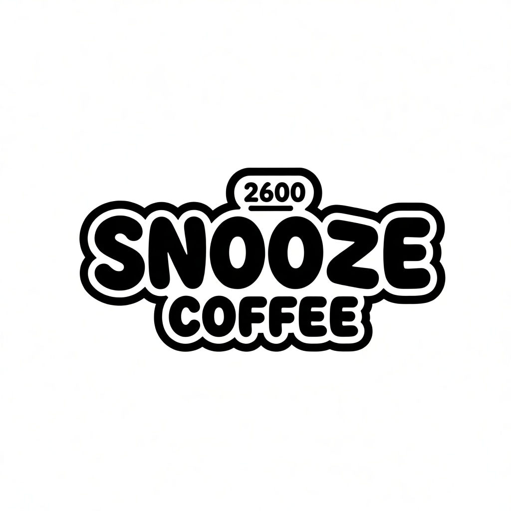 Snooze Coffee Logo free 3D printable STL