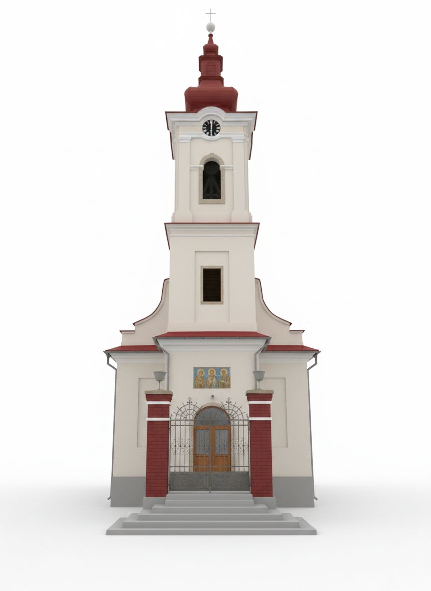 Traditional Church Model free 3D printable STL