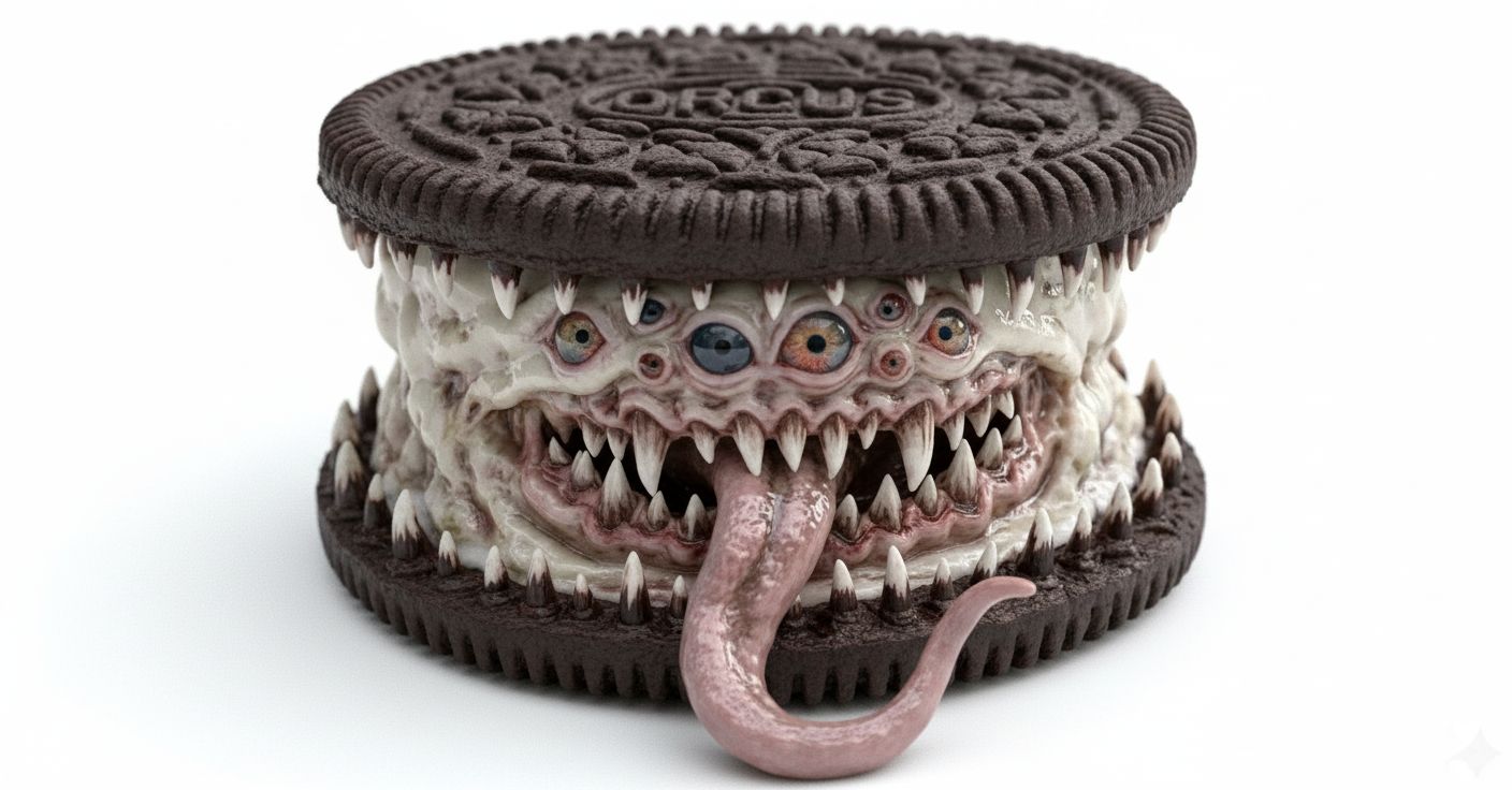 Oreos Mimicry Monster Figurine free 3D printable STL