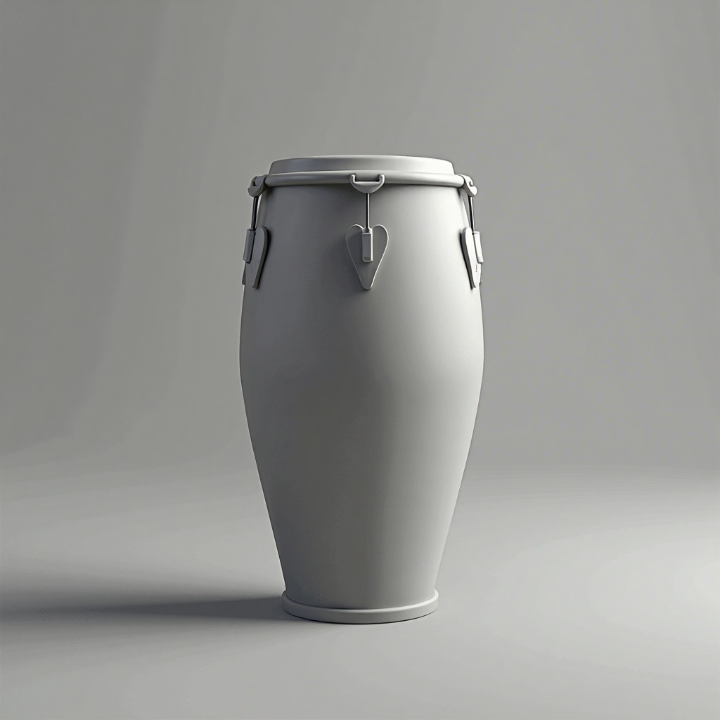 Puerto Rican Conga Drum free 3D printable STL