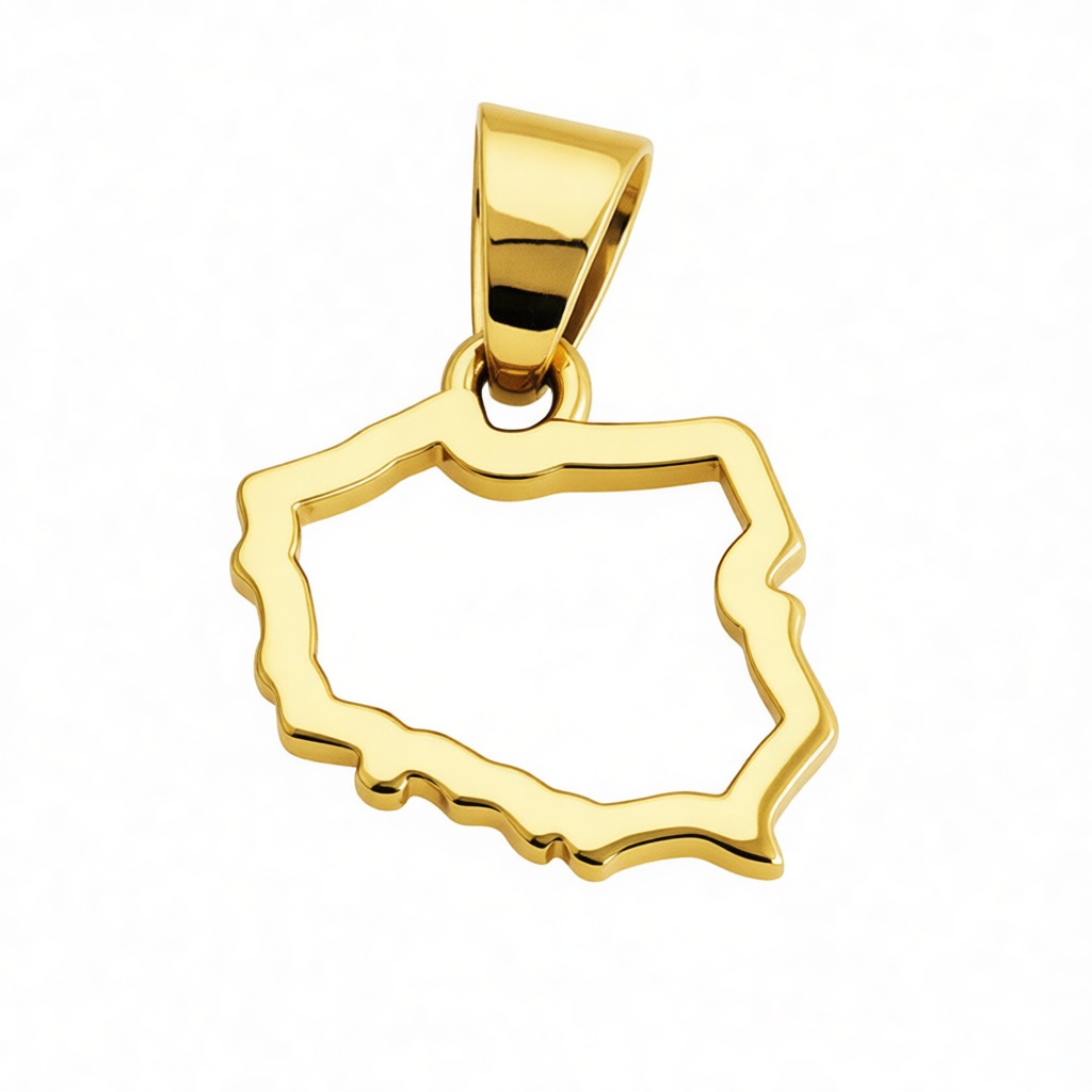 Poland Map Pendant free 3D printable STL