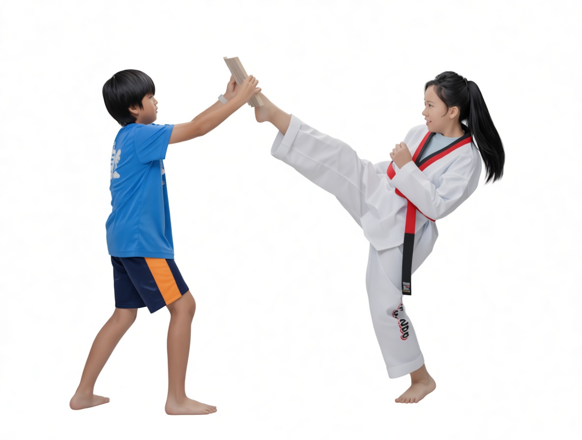 Taekwondo Kick Figurine free 3D printable STL