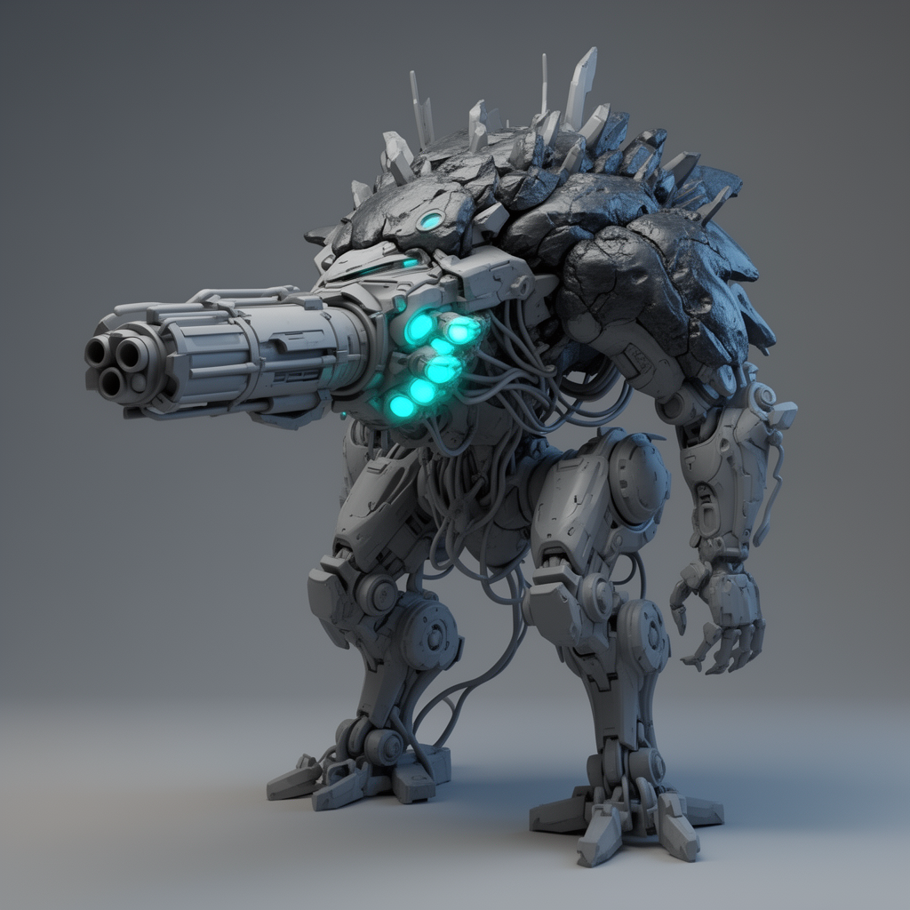 Chrome Exocrine Figurine free 3D printable STL