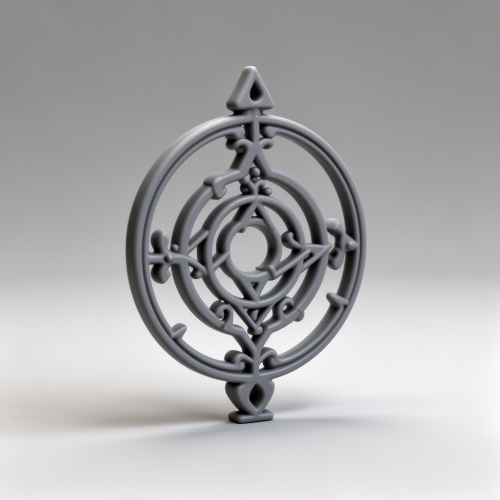 Mysterious Sigil Emblem free 3D printable STL