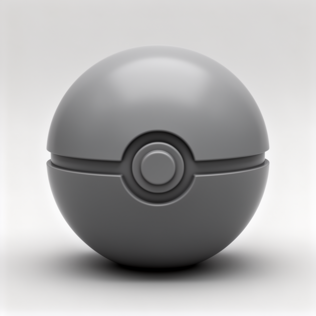 Pokeball Model free 3D printable STL