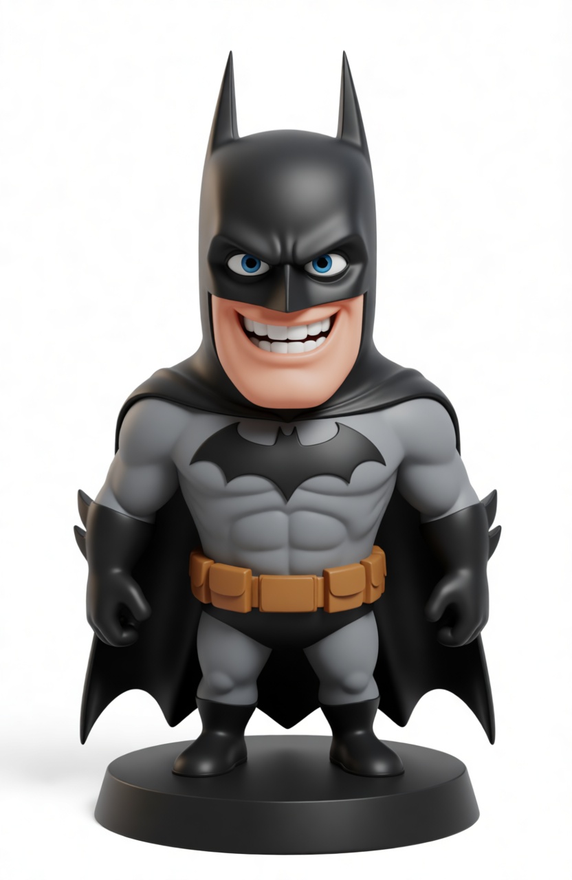 Batman Chibi Figurine free 3D printable STL