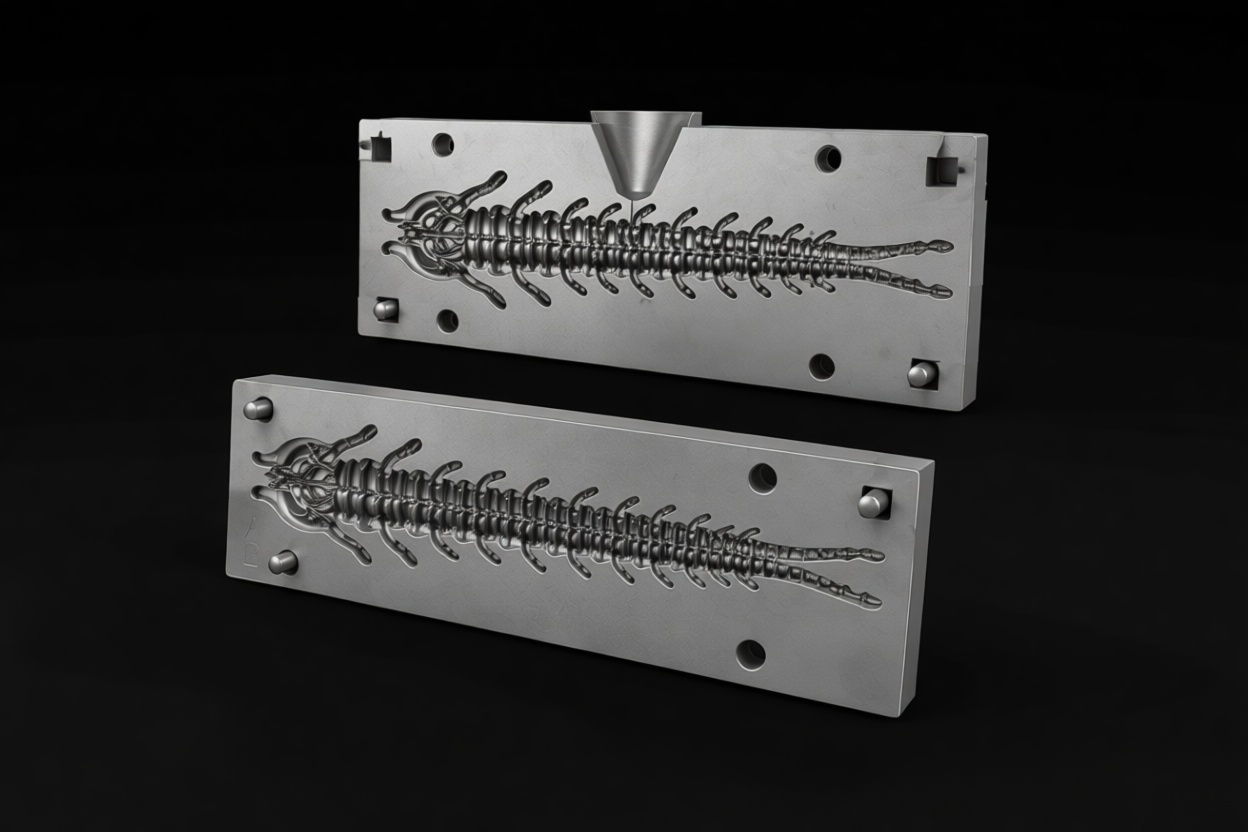 Centipede Mold free 3D printable STL