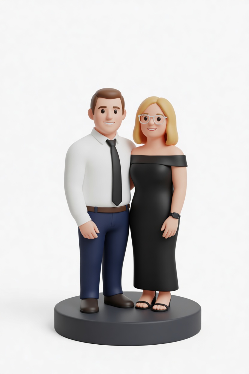 Couple Figurine free 3D printable STL