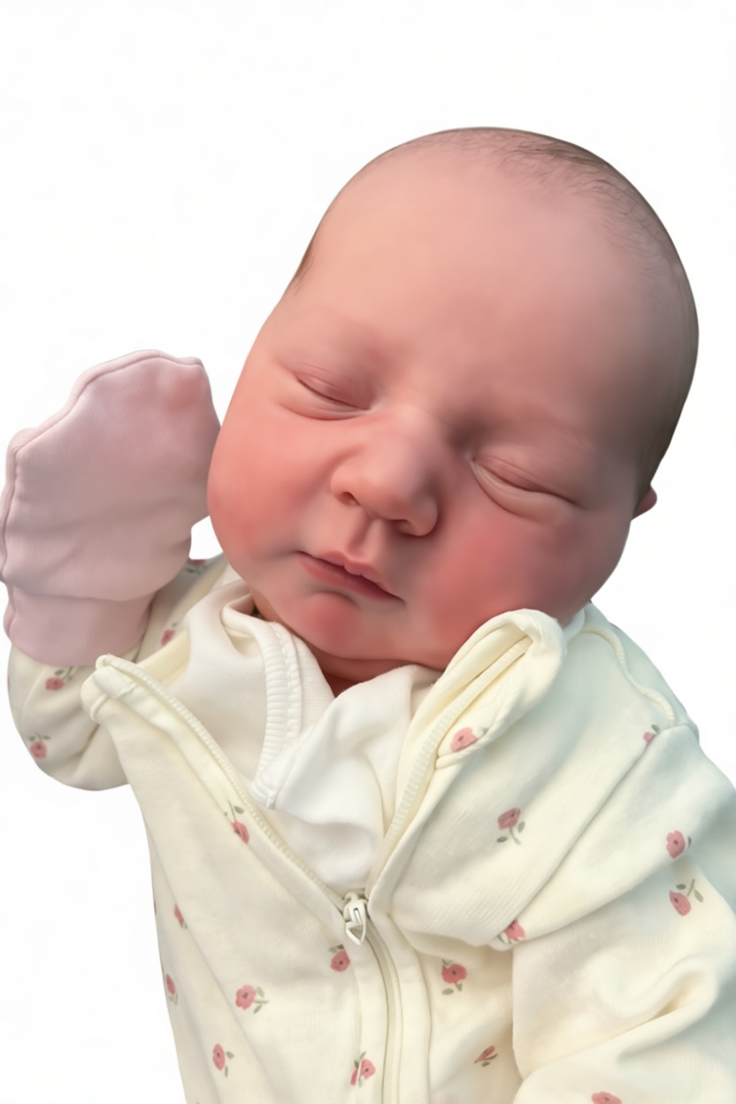Sleeping Newborn Baby Figurine free 3D printable STL