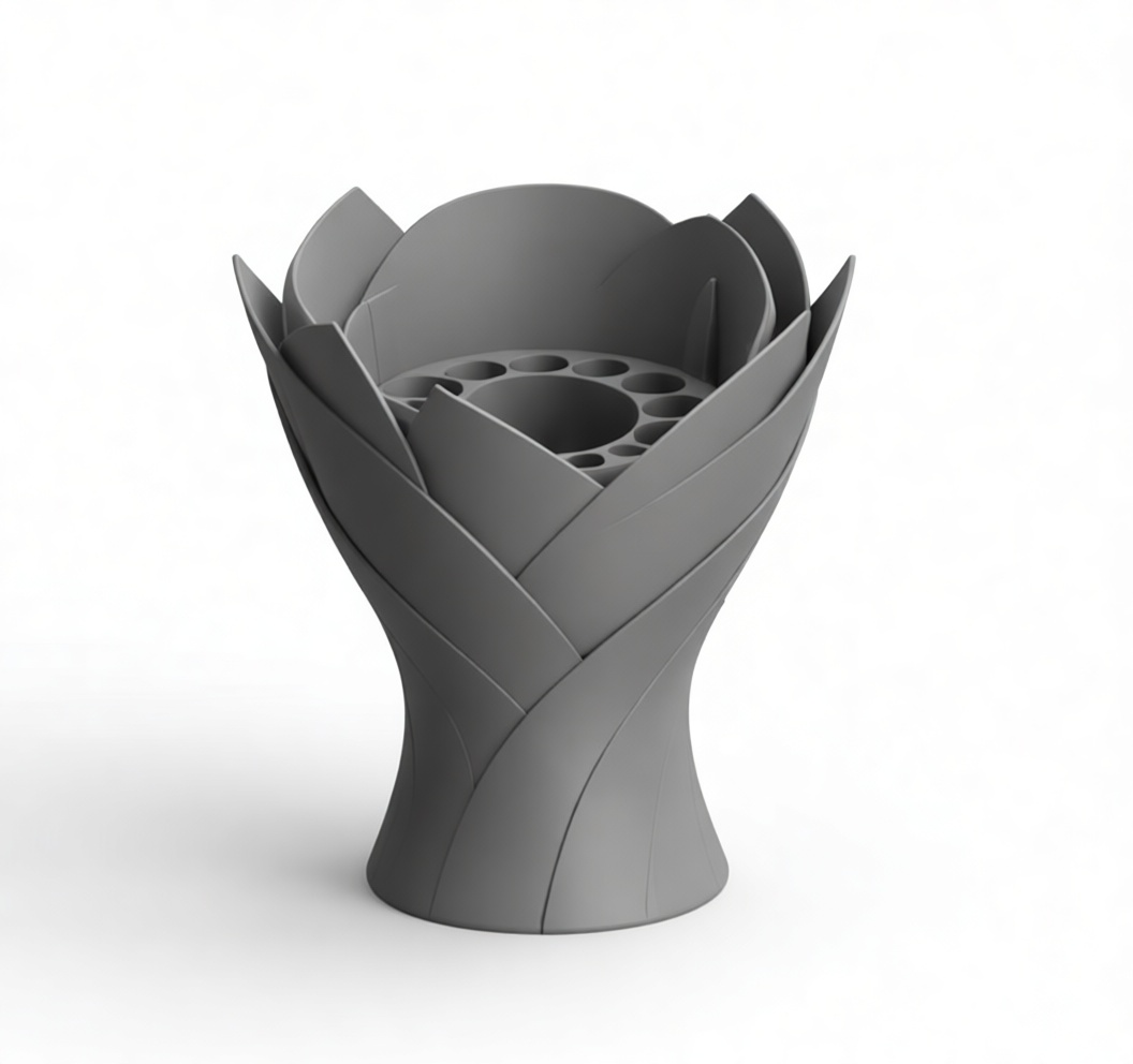 Rose Vase Model free 3D printable STL