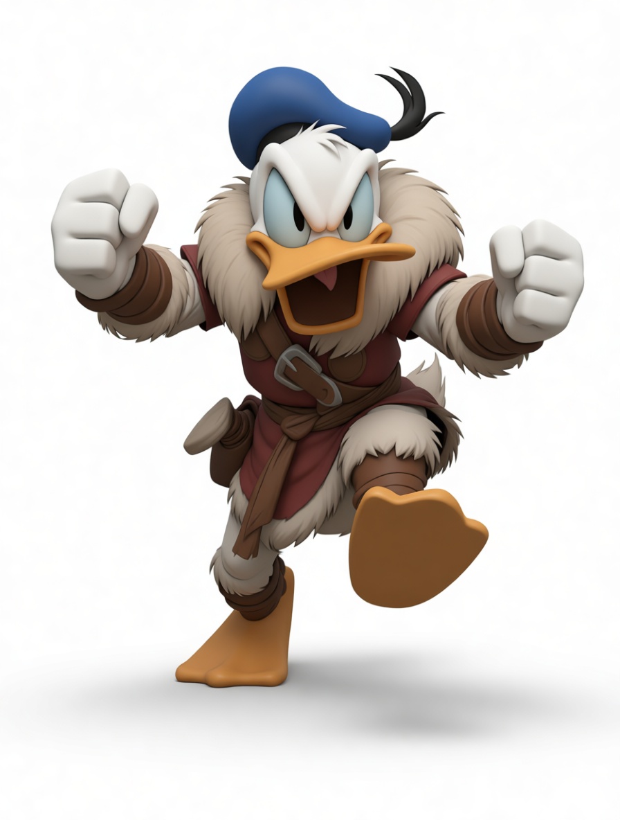 Donald Duck Figurine free 3D printable STL