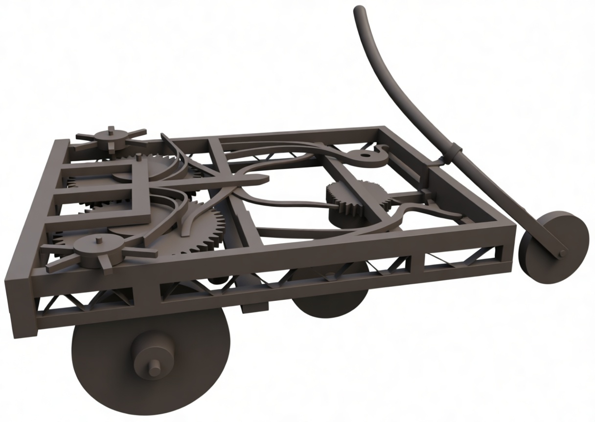 Mechanical Gear Assembly Model free 3D printable STL