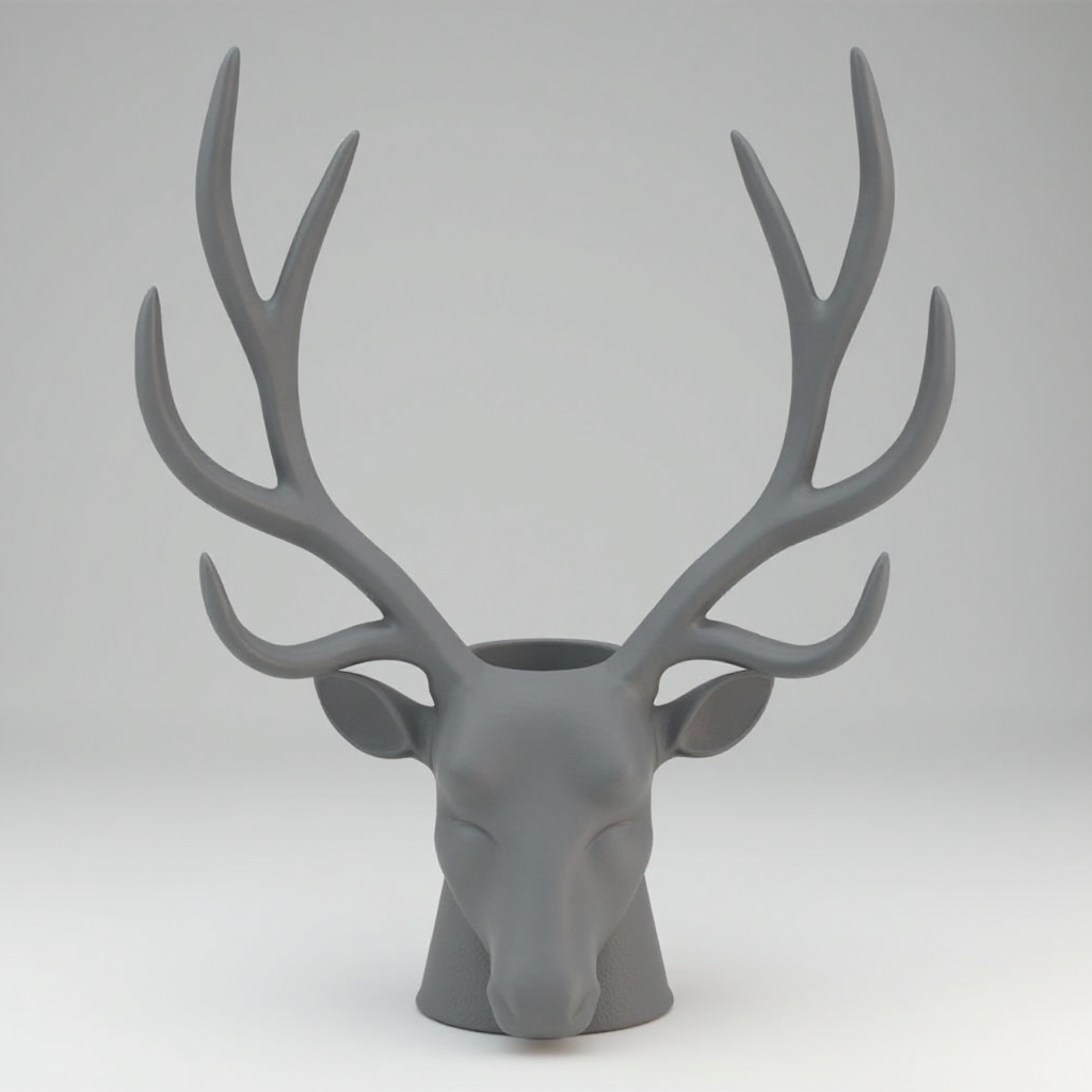 Deer Antler Planter free 3D printable STL